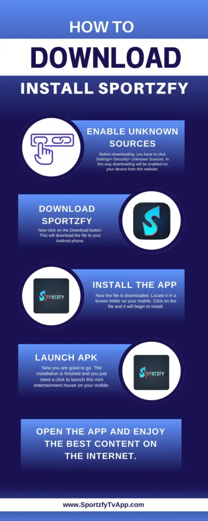 How To Download And Install Sportzfy TV Apps